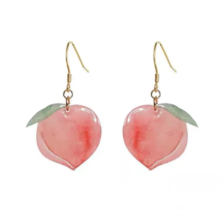 2.0 Aesthetic Peach Earrings