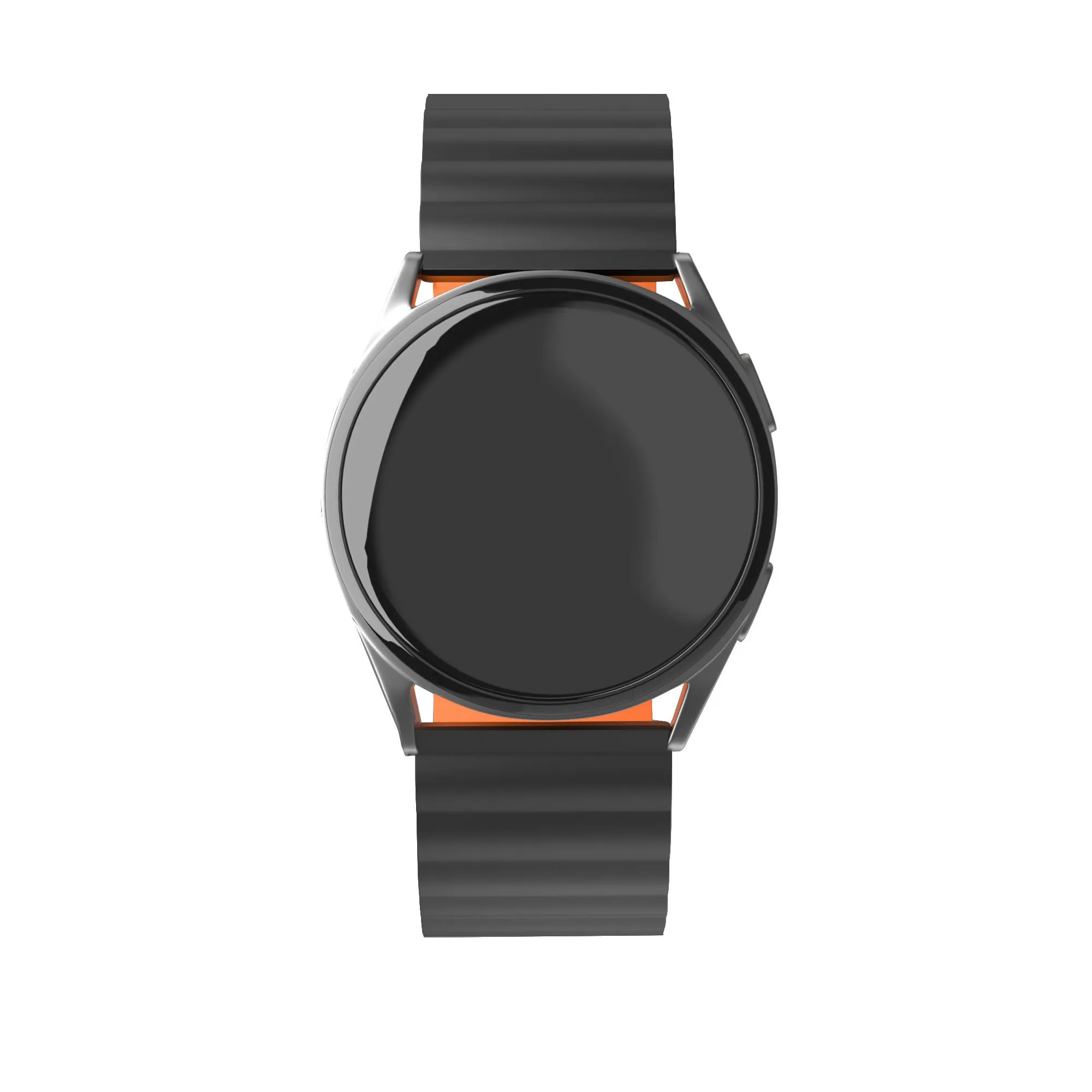 Amazfit GTR 3 (Pro) Magnetic Silicone Strap (Black/Orange)