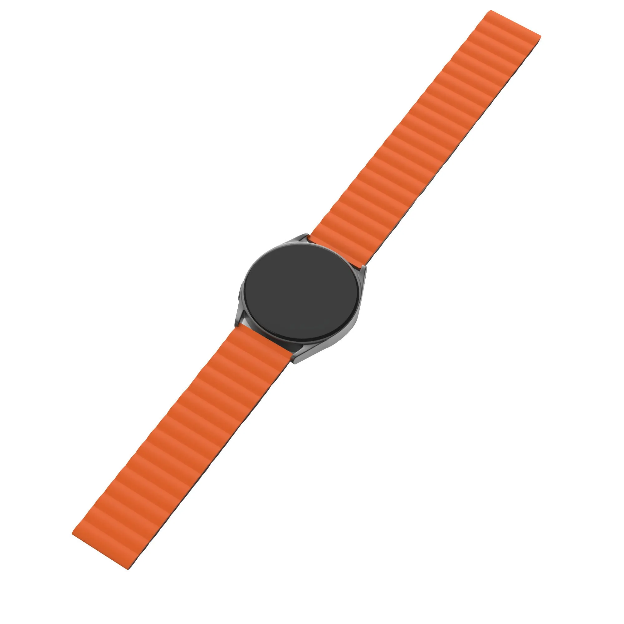 Amazfit GTR 3 (Pro) Magnetic Silicone Strap (Black/Orange)