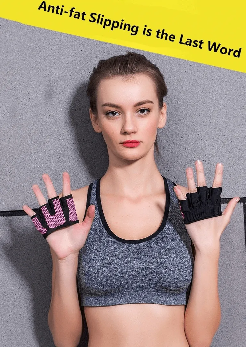 Anti-Slip Breathable Short Gloves with Open Fingers for Training - SF0404