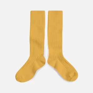 Baby & Kids Cotton Knee Socks - Chamomile