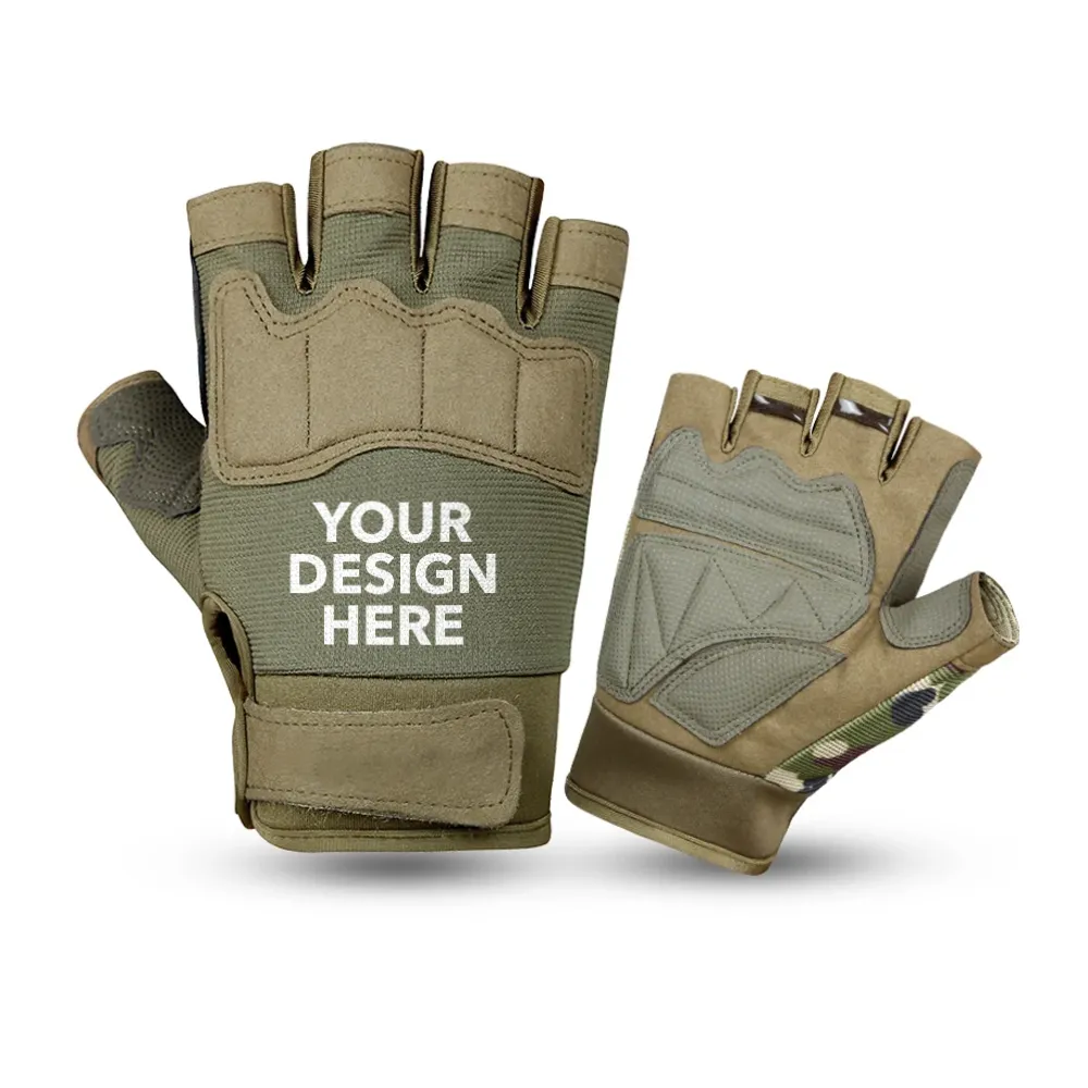 Breathable Camouflage Workout Fitness Gloves for Wholesale