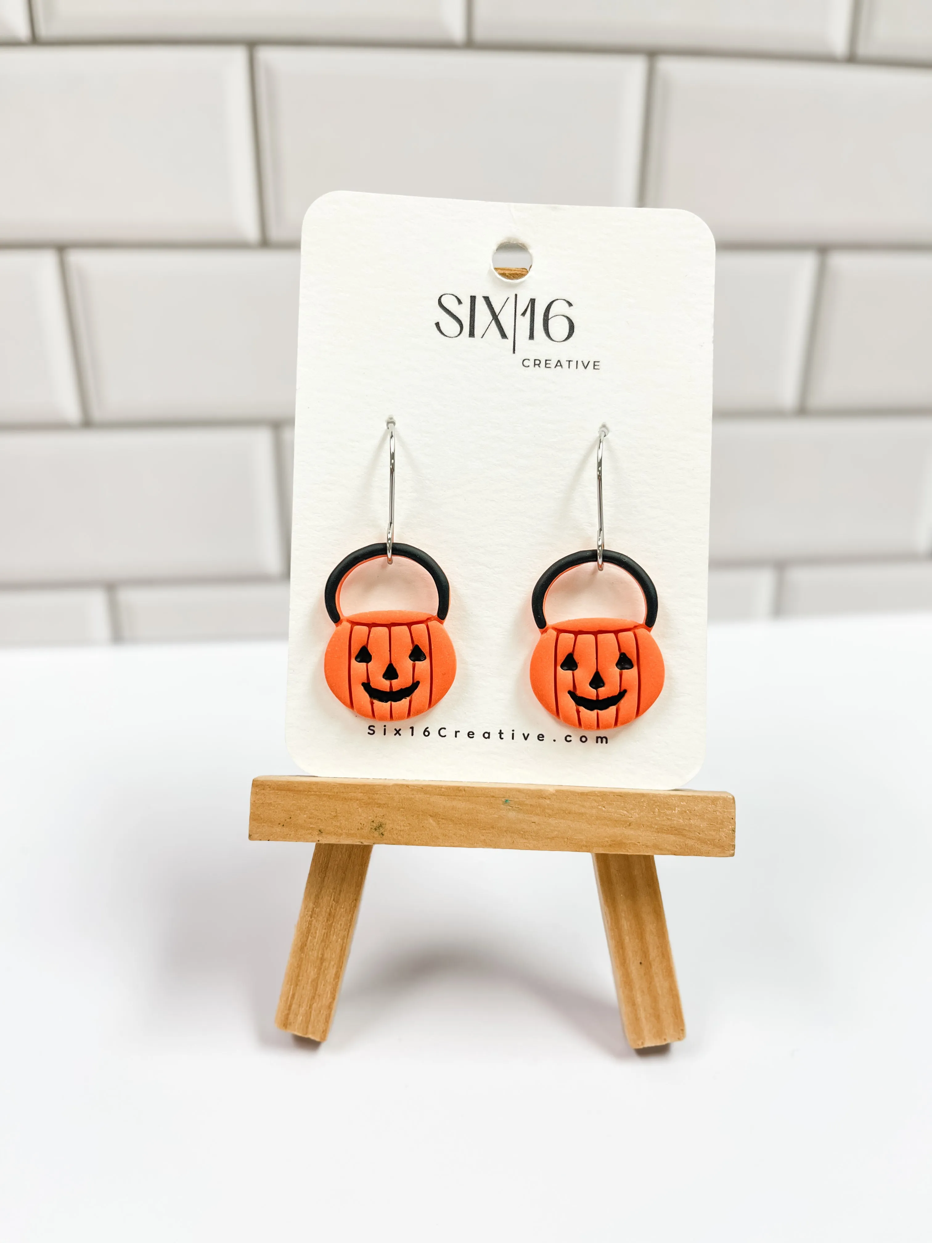 Candy Bucket Clay Earrings