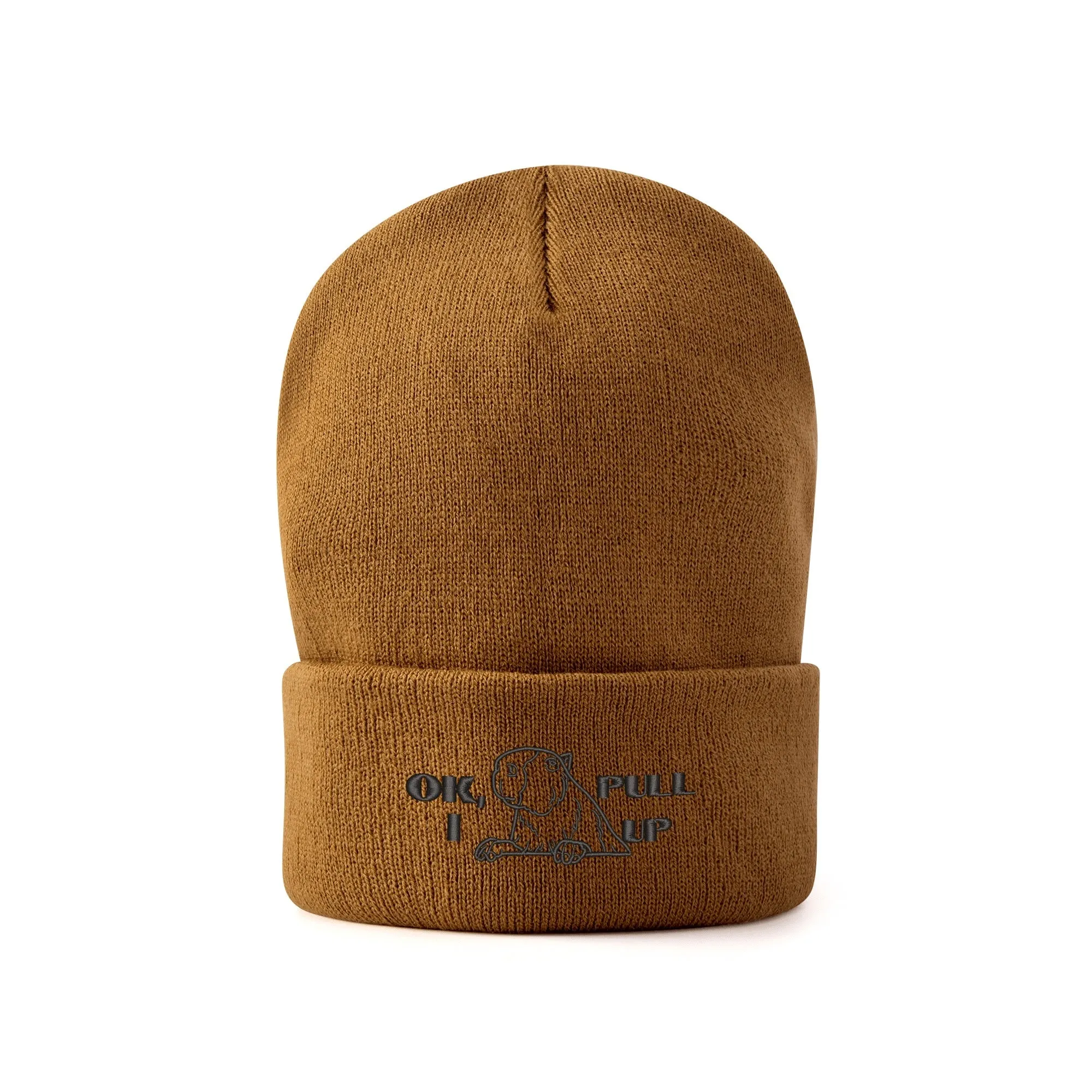 Capybara Embroidered Knitted Hats