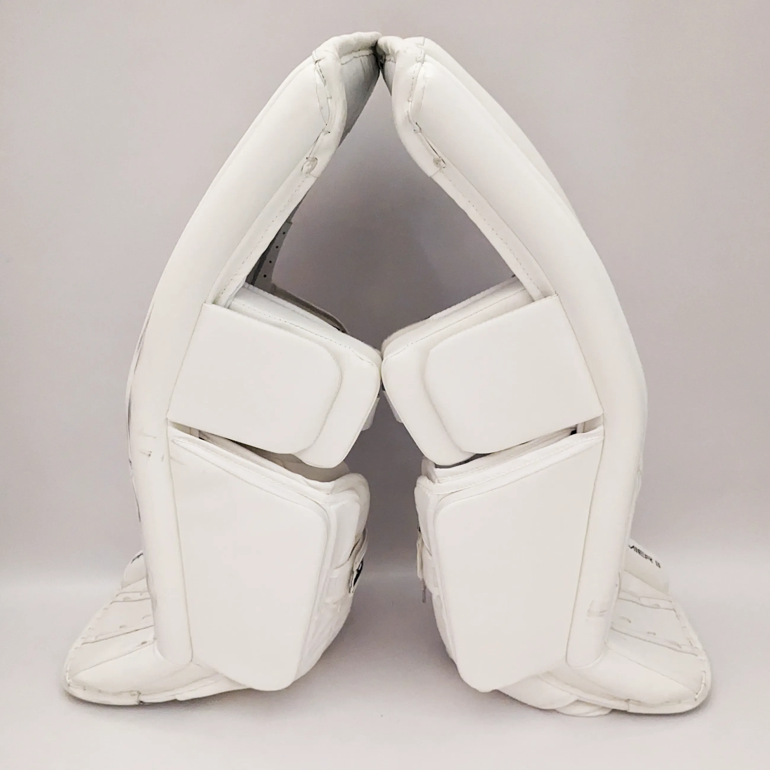 CCM Premier II - Used Pro Stock Senior Goalie Pads (White)