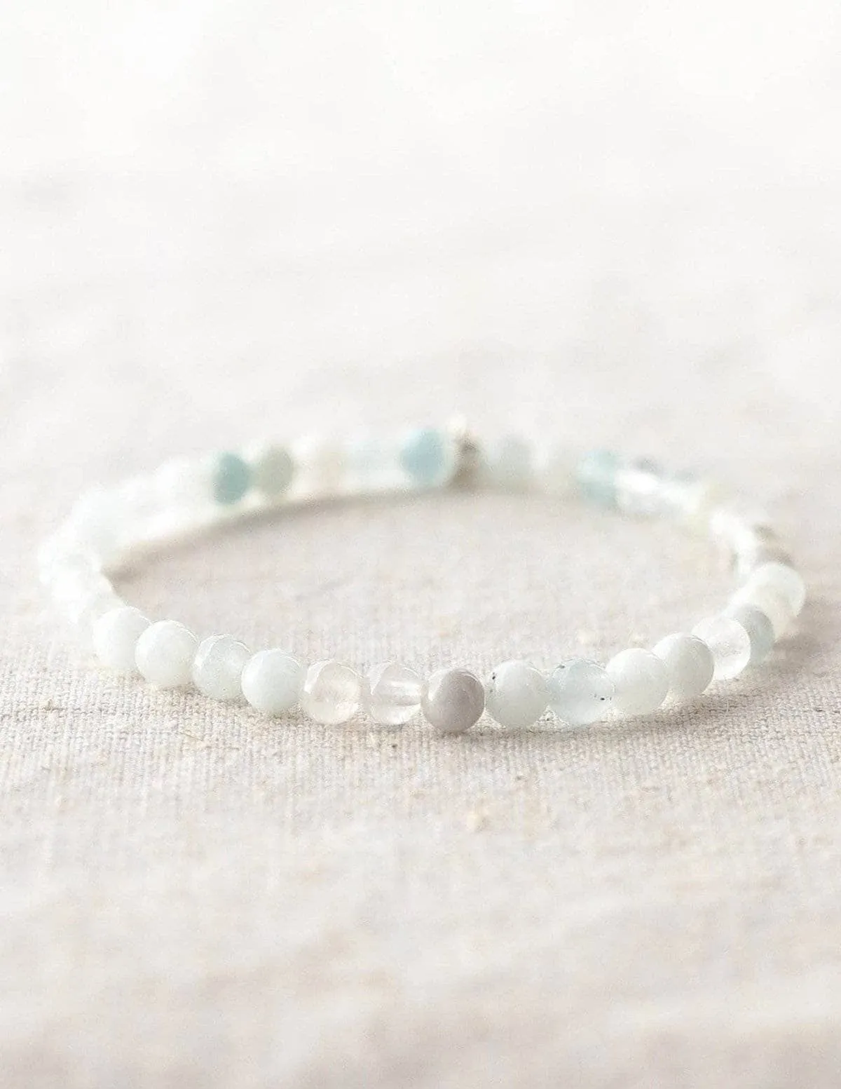 Celestine Mini Gemstone Bracelet