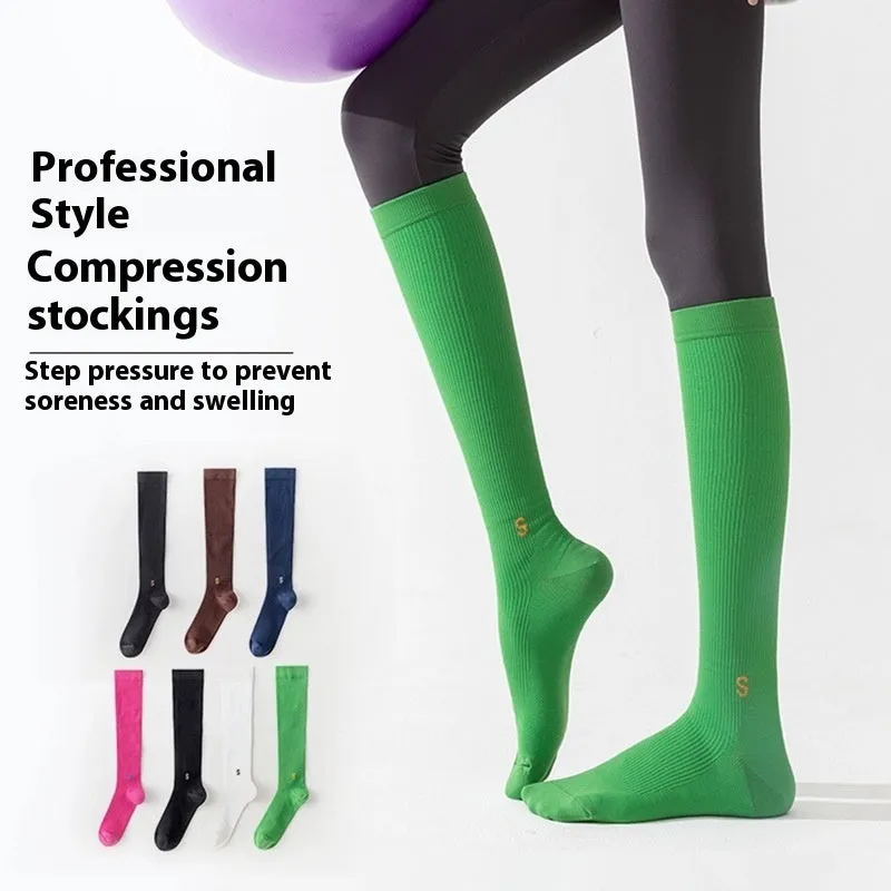 Compression Stockings Exercise Compression Calf Fitness Long Tube Yoga Socks