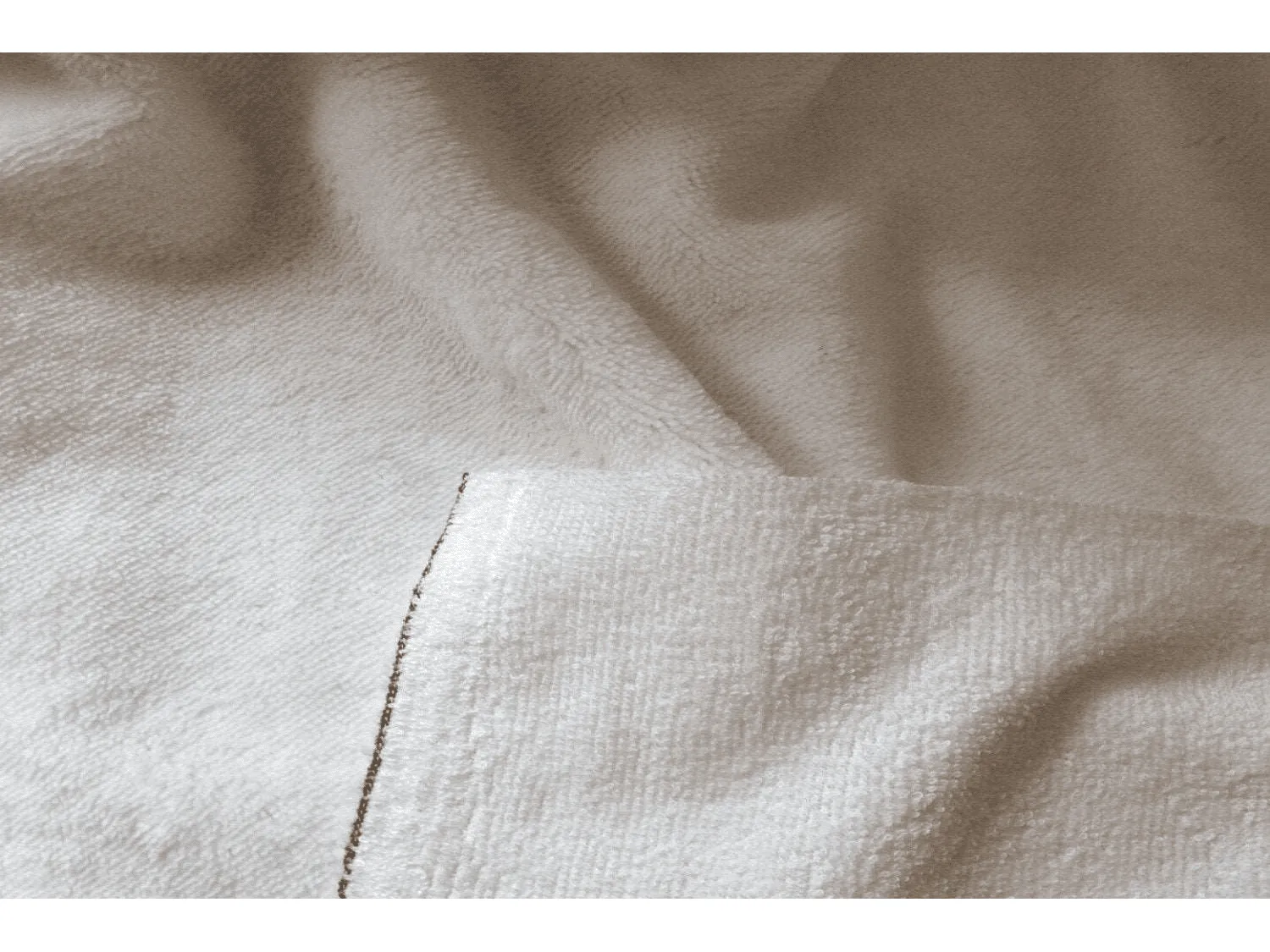 CREAM  / IVORY Luxury Bamboo Soft TOWELLING Fabric - 305gsm by Truly Sumptuous, Beach Wraps, Bags, nappues & More.... 150 cms