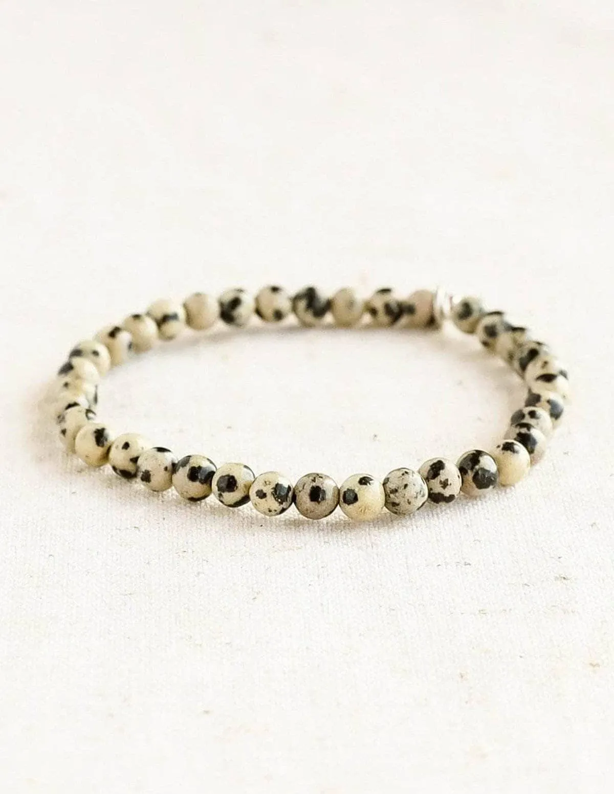 Dalmatian Jasper Mini Gemstone Bracelet