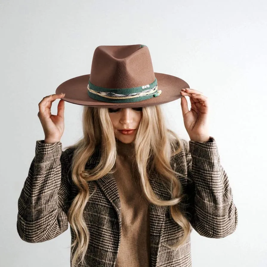 Ethereal - Elegant Sample Stylish Chic Soft Wool Fedora Hat