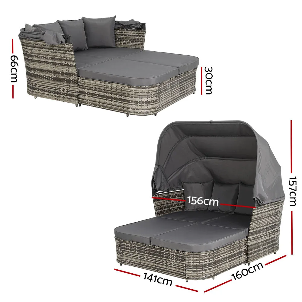 Extra-Large Modular Outdoor Day Bed, UV Resistant, Gardeon