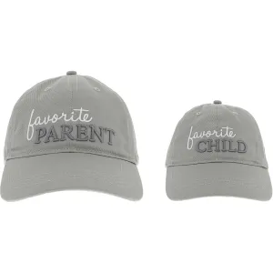 Favorite Adjustable Adult and Toddler Hat Set