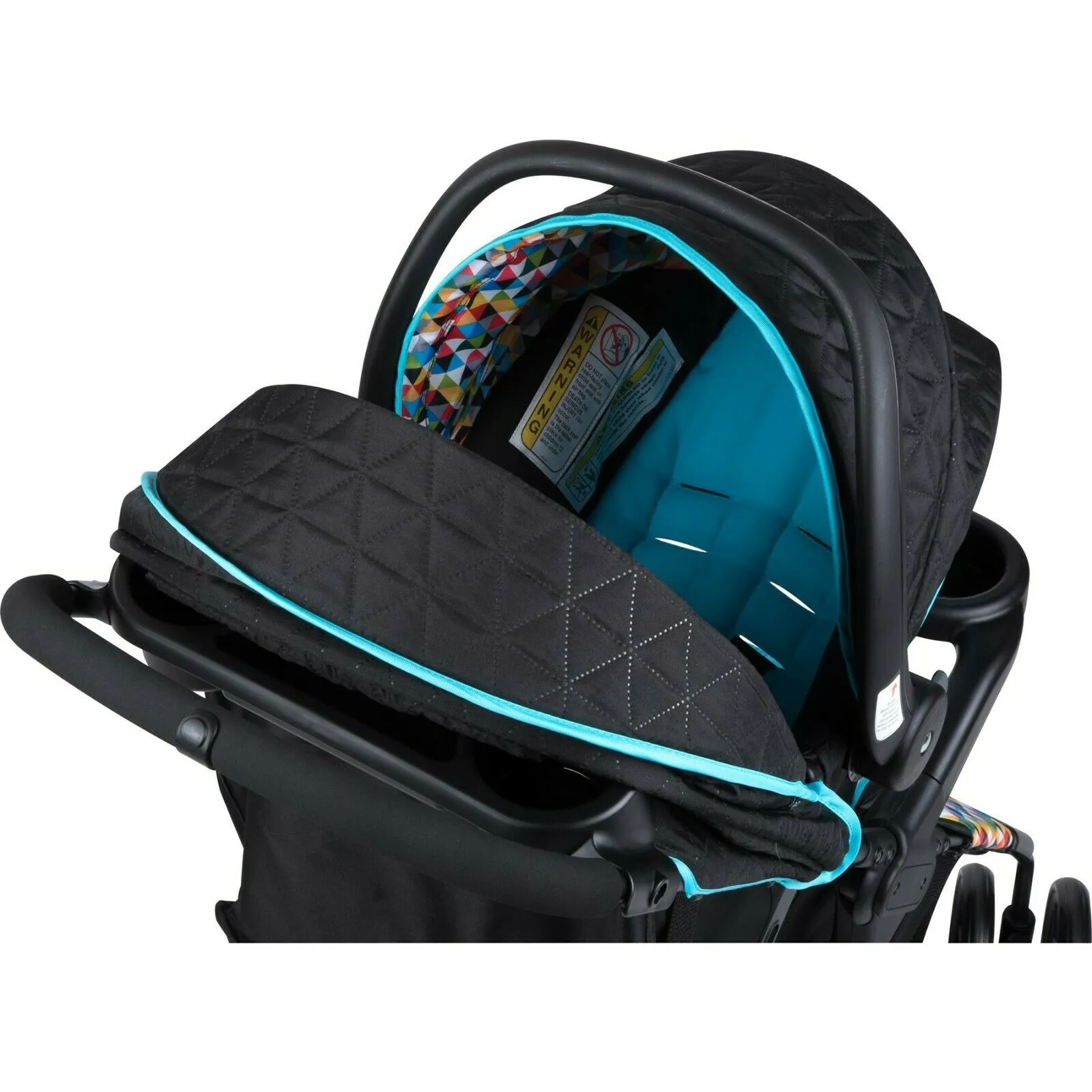 Foldable Baby Stroller Travel System with Car Seat Infant Playard High Chair Set