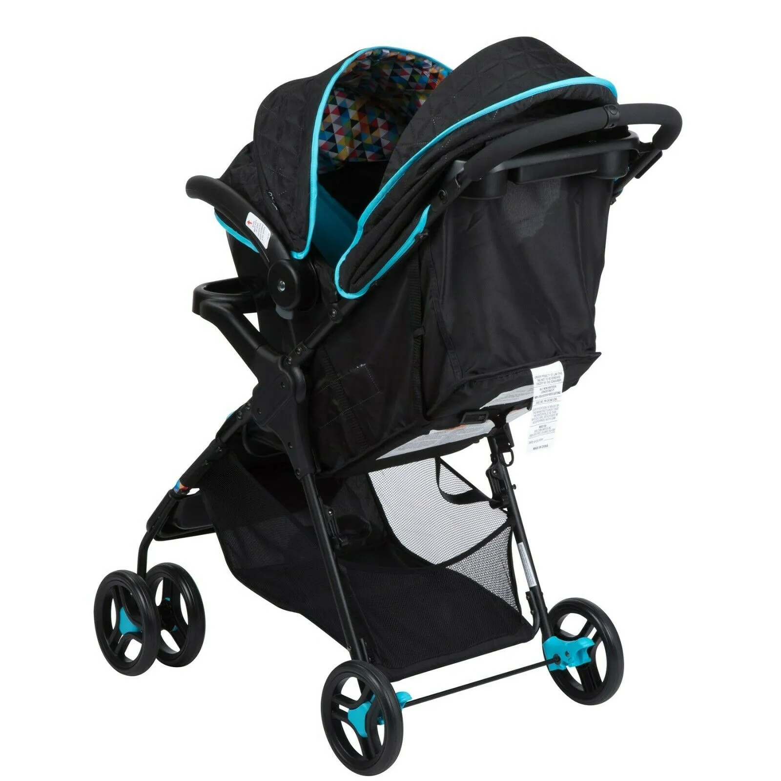 Foldable Baby Stroller Travel System with Car Seat Infant Playard High Chair Set