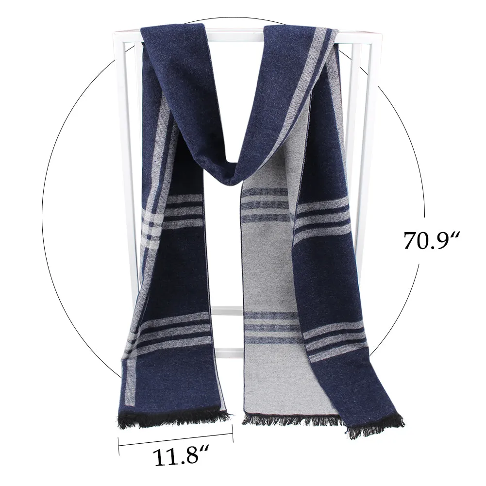 FURTALK Men Winter Cashmere Scarf Customize SFFW003