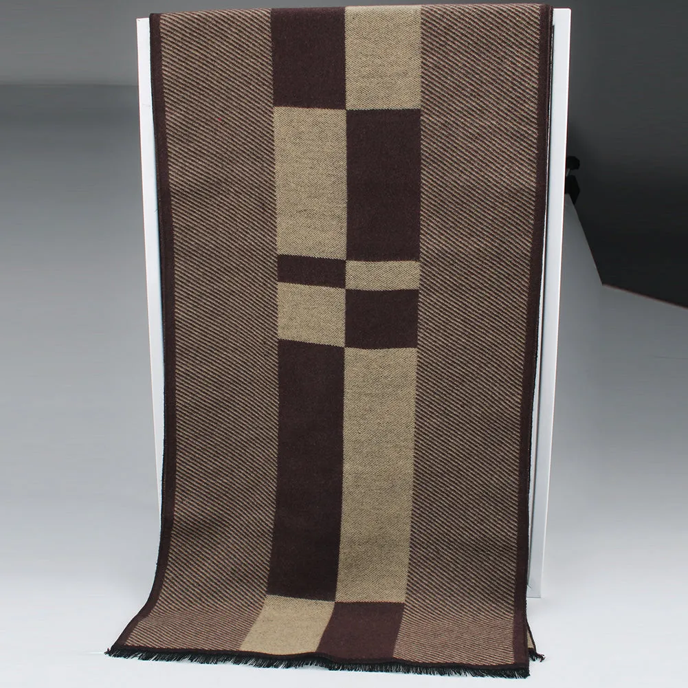 FURTALK Men Winter Cashmere Scarf Customize SFFW003