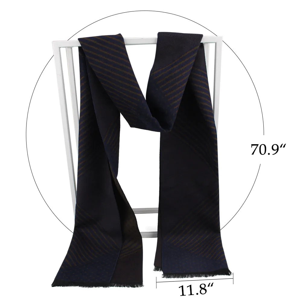 FURTALK Men Winter Cashmere Scarf Customize SFFW003