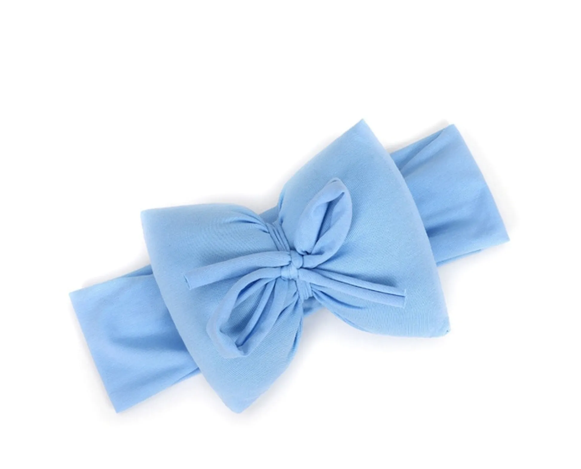 Girls Big 3D Bow Soft Stretch Headband