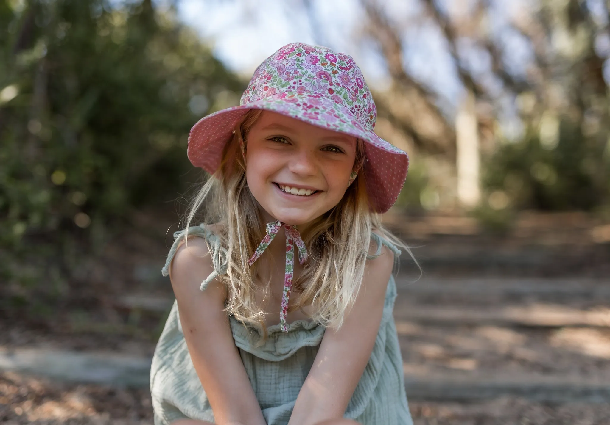 Harper Wide Brim Reversible Sunhat