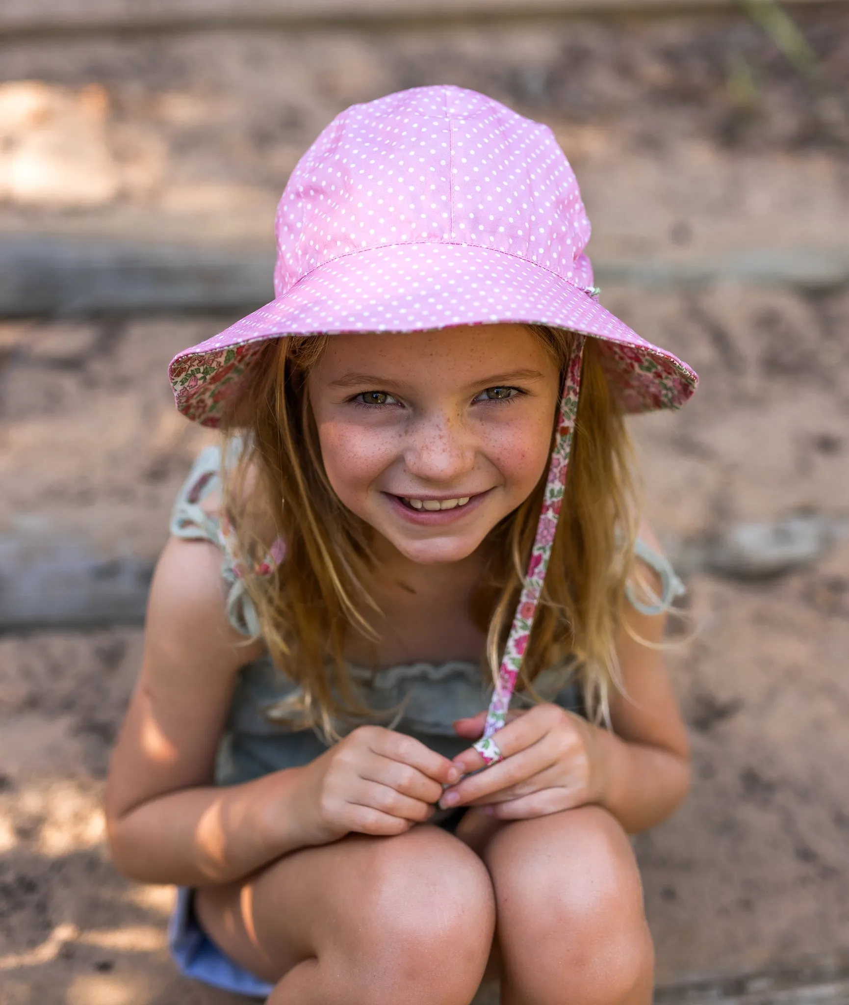 Harper Wide Brim Reversible Sunhat