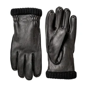 Hestra Deerskin Primaloft Rib Gloves Black