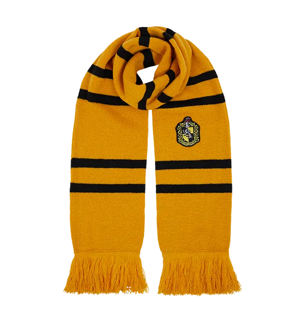 Hufflepuff Knitted Crest Scarf