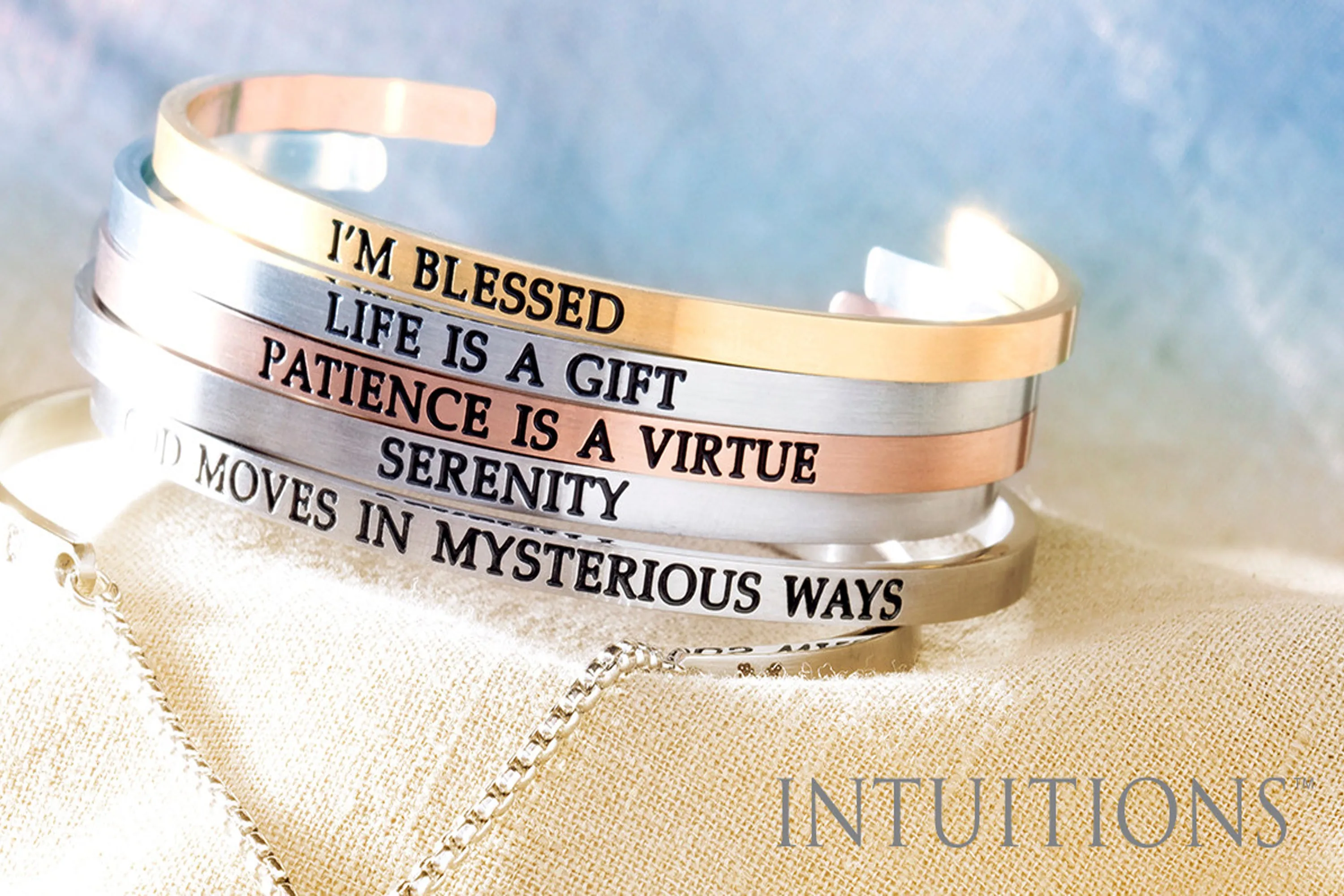 Intuitions Stainless Steel BE YOURSELF.EVERYONE ELSE IS TAKEN. Diamond Accent Cuff Bangle Bracelet