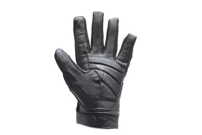 Leather & Mesh Motorcycle Racing Gloves, GLZ40-DL