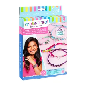 Make It Real Sparkly Rainbow Bracelets Kit