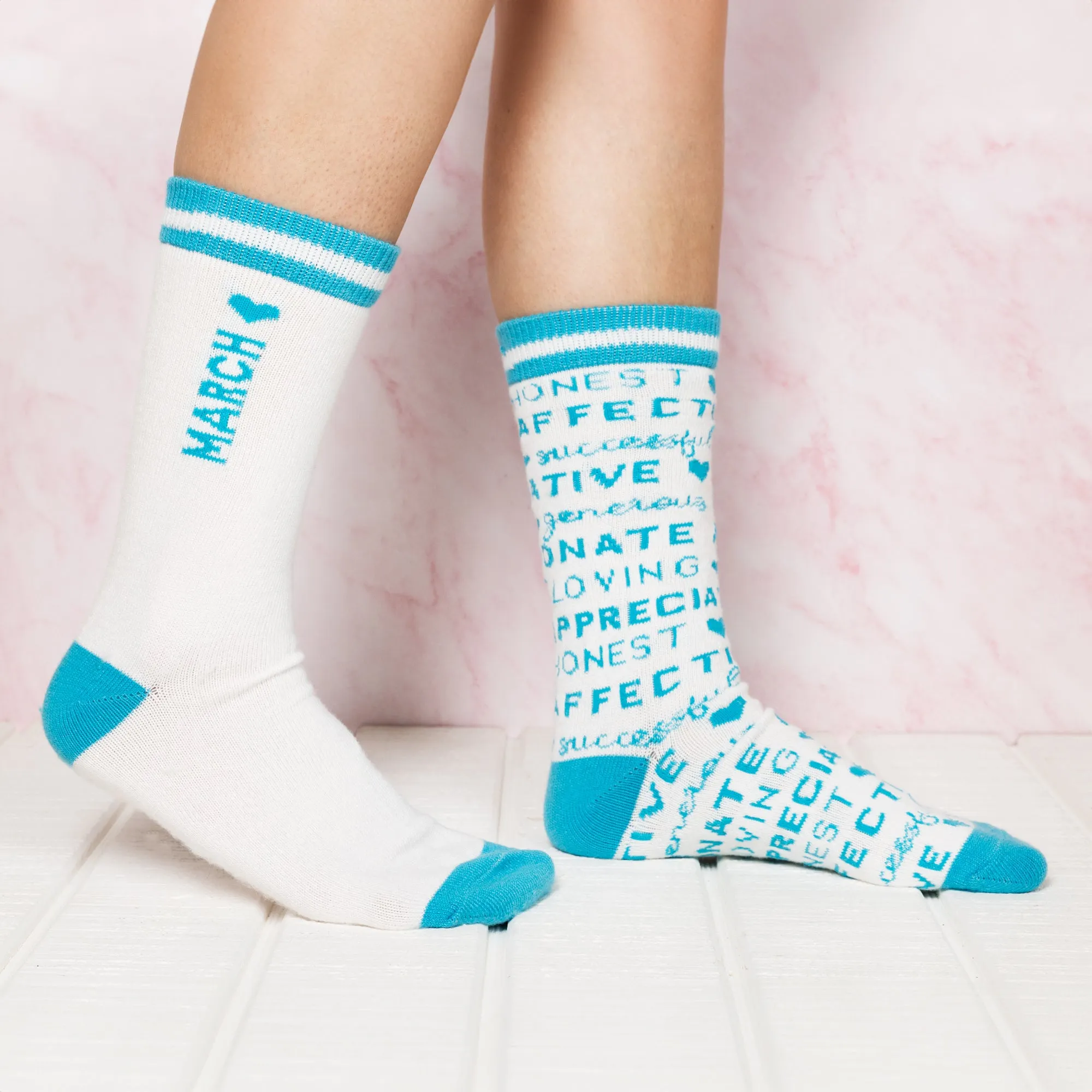 March Unisex Crew Sock