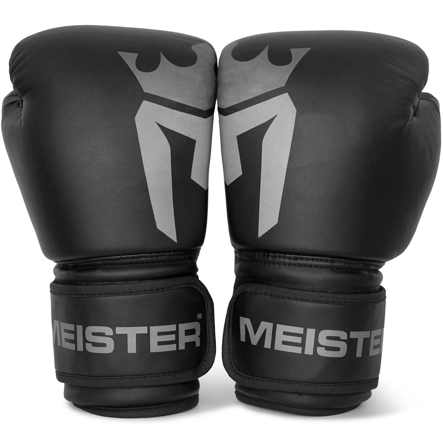 Meister 12oz [CRITICAL] Boxing Gloves - Matte Black