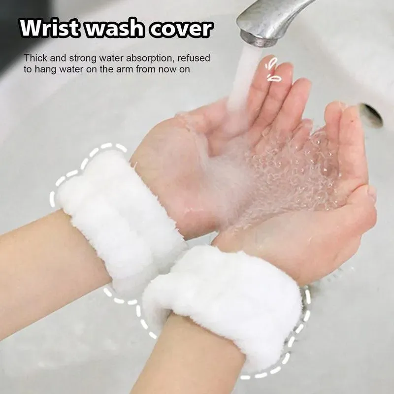 Microfiber Face Washing Wristband Towel: Stylish Water Absorption Aid