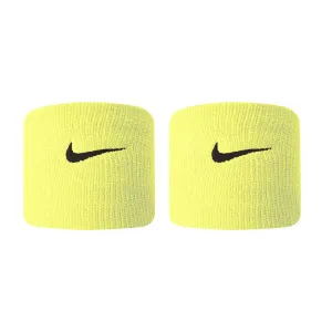 Nike Swoosh Singlewide Tennis Wristbands (Light Laser Orange)