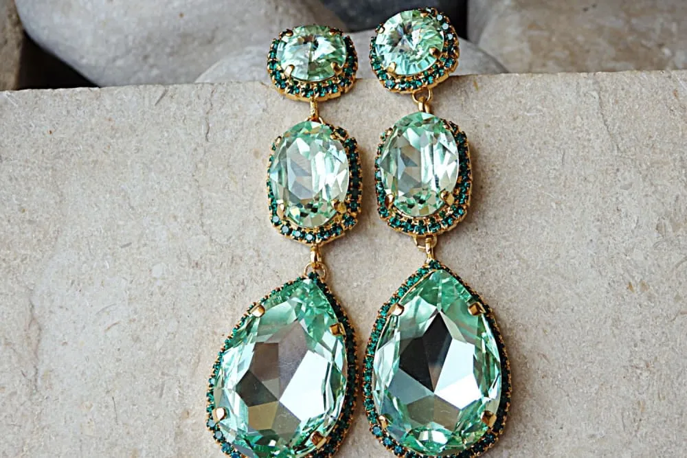 Peridot Rebeka earrings