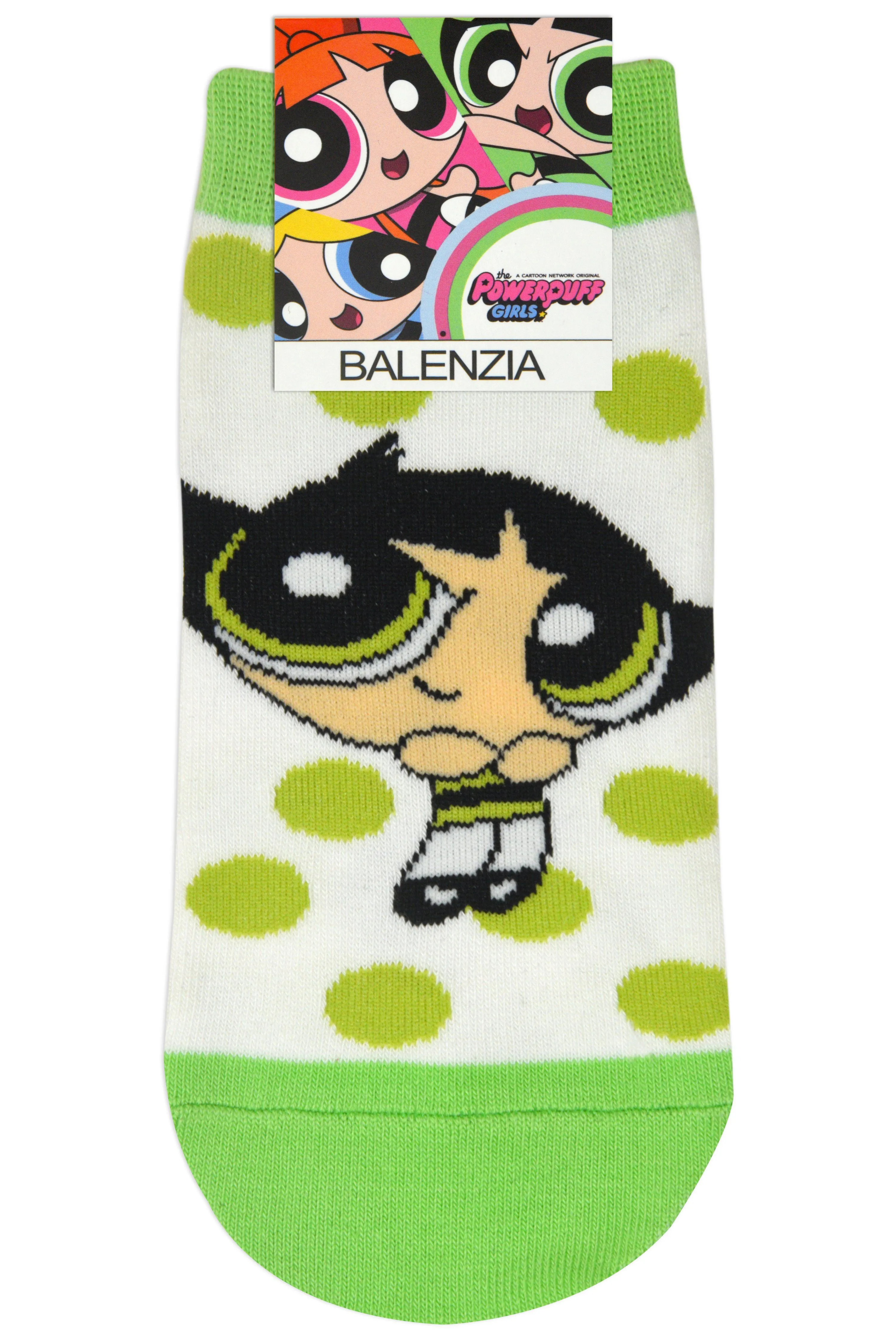 Powerpuff Girls By Balenzia Low Cut Socks for Kids (Pack of 3 Pairs/1U)(7-9 YEARS)