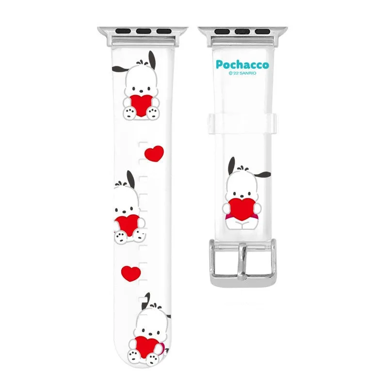 Sanrio Characters Heart Watch Strap Wristbands for Apple Watch