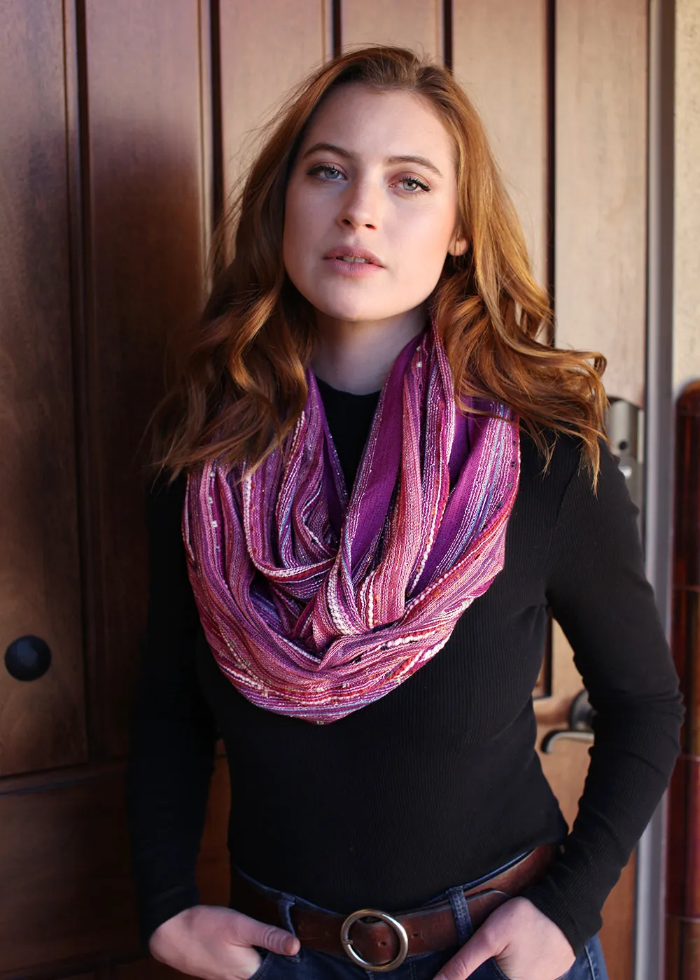 Shimmer Sparkle Festival Bliss Infinity Scarf (12 Colors)