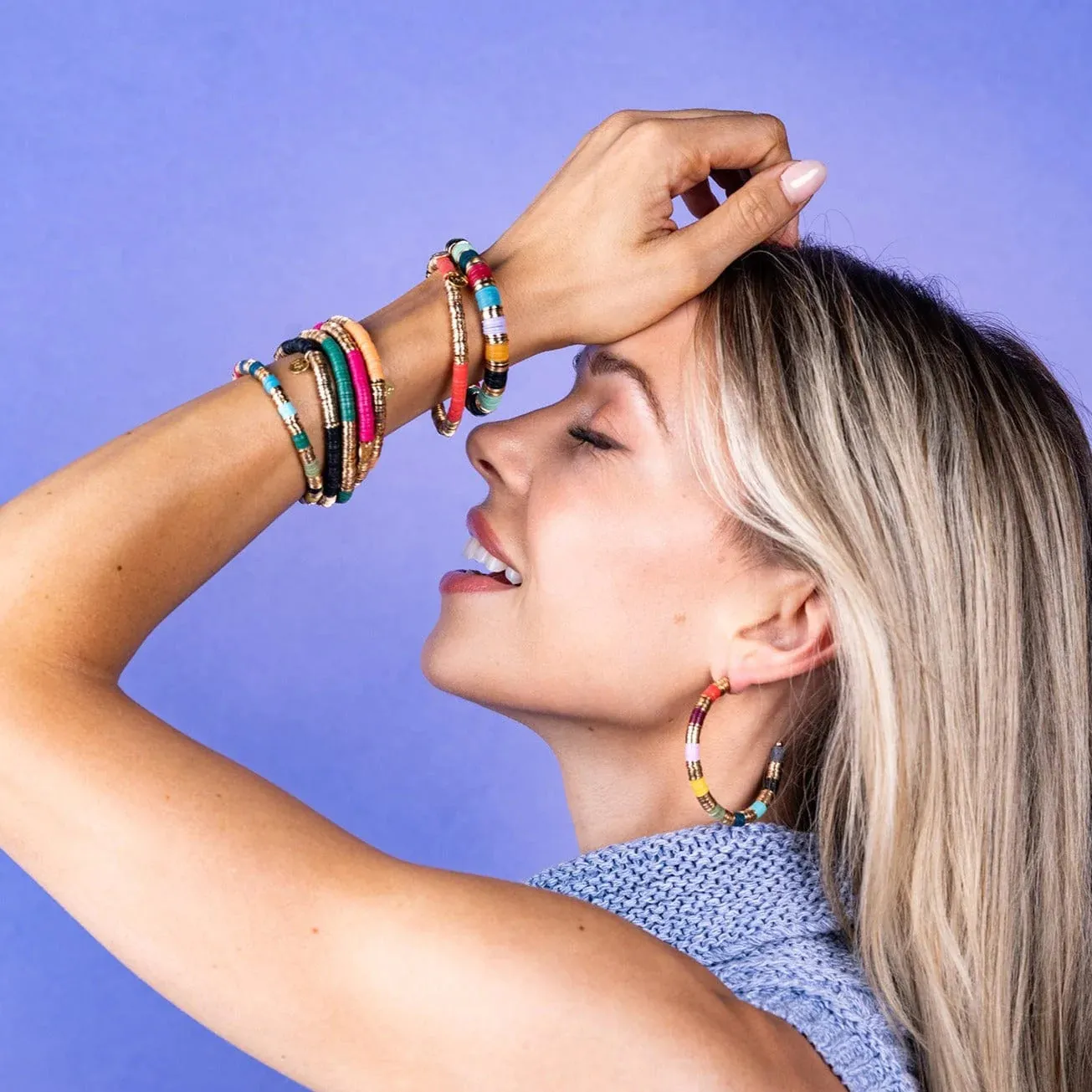 Stackable Sequin Stretch Bracelet