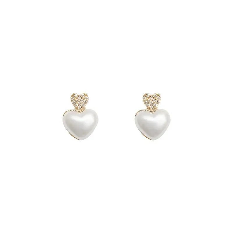 Tiny Heart Earrings