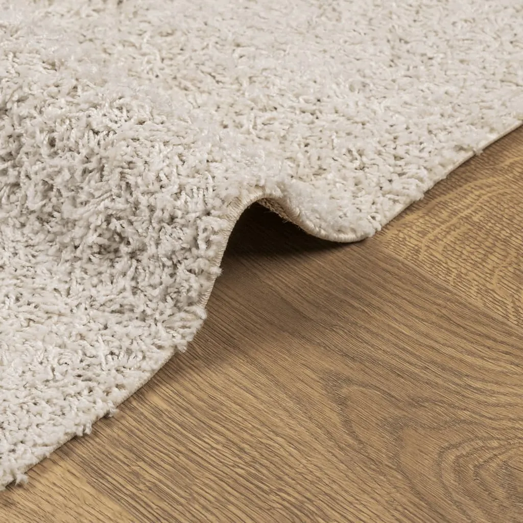 vidaXL PAMPLONA High Pile Shaggy Rug - Modern Cream, 200x280 cm - Luxurious Softness, Durable & Easy to Clean