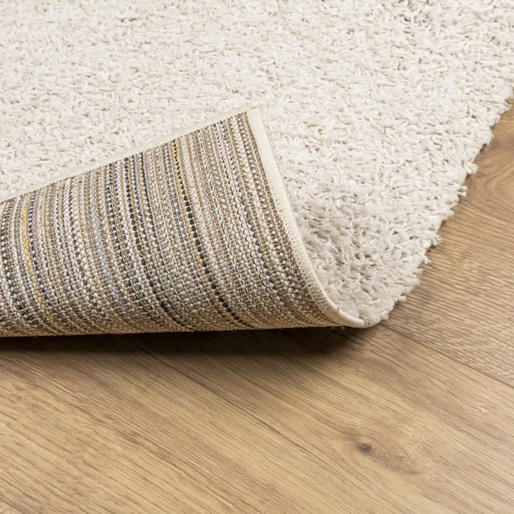 vidaXL PAMPLONA High Pile Shaggy Rug - Modern Cream, 200x280 cm - Luxurious Softness, Durable & Easy to Clean