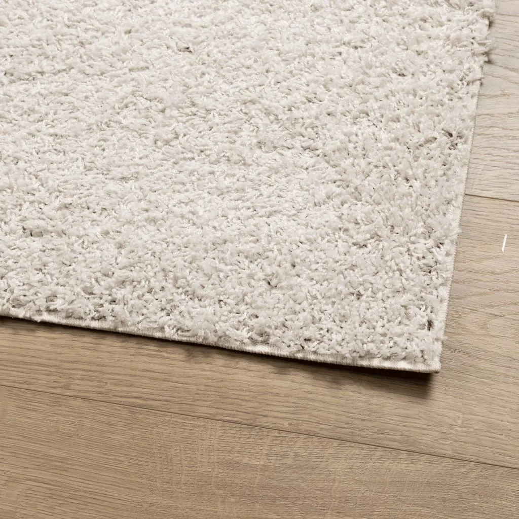 vidaXL PAMPLONA High Pile Shaggy Rug - Modern Cream, 200x280 cm - Luxurious Softness, Durable & Easy to Clean