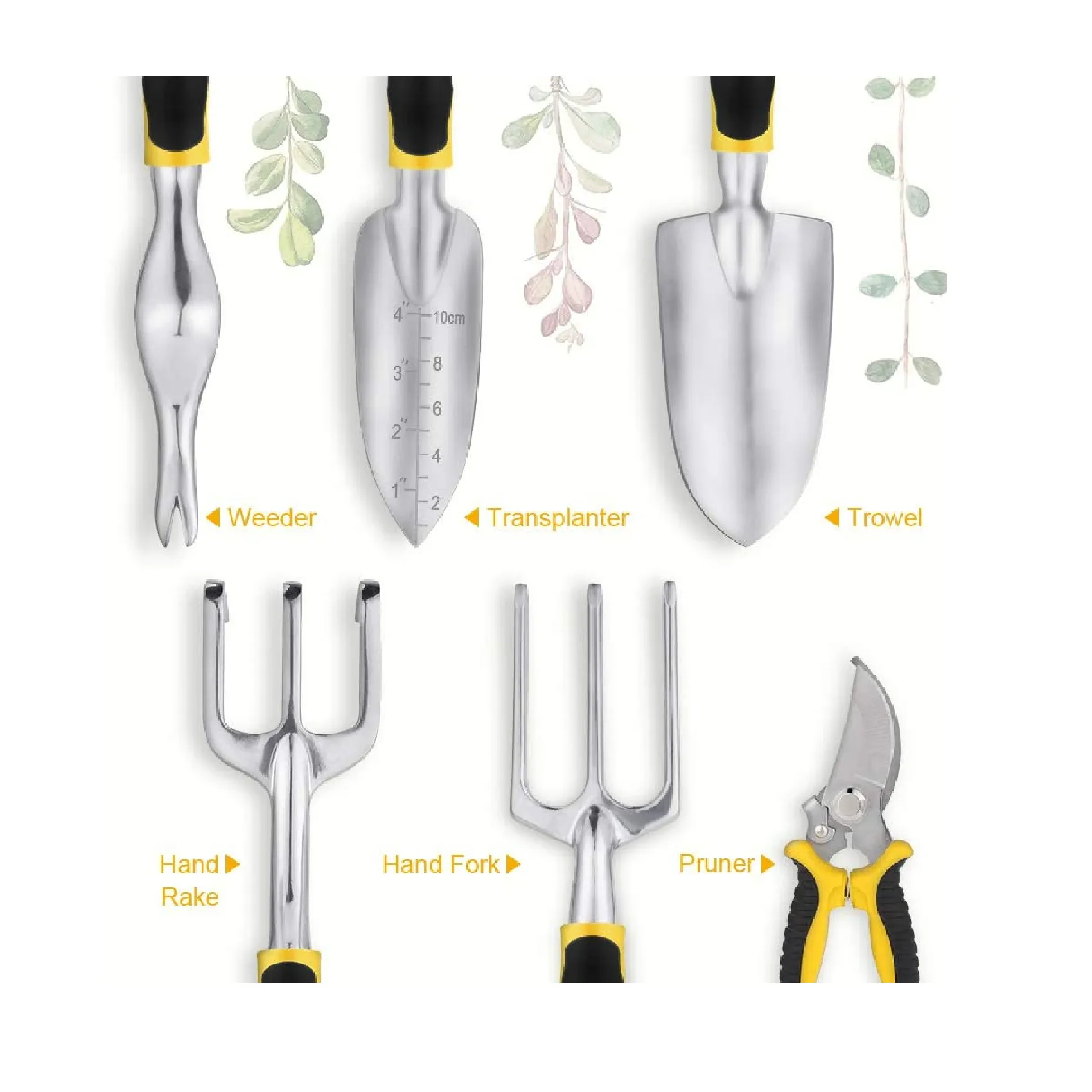 Yissvic Garden Tools Set 13 Pieces Gardening