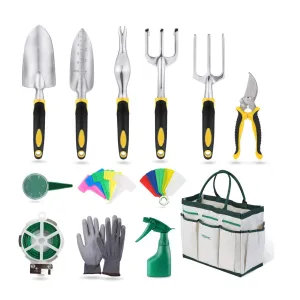 Yissvic Garden Tools Set 13 Pieces Gardening